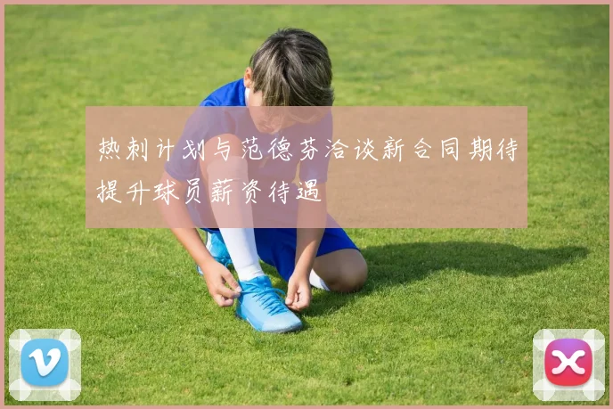热刺计划与范德芬洽谈新合同期待提升球员薪资待遇